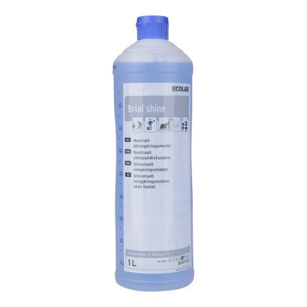 Universalrengring 1 liter<br> Ecolab Brial Shine 