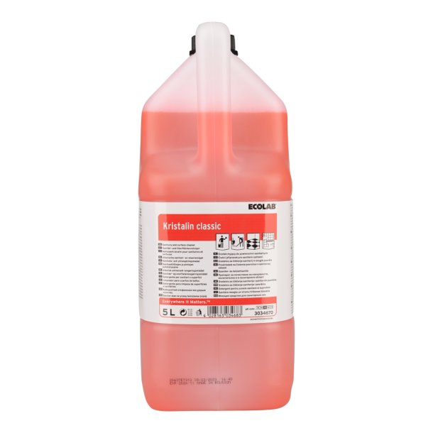 Sanitetsrens 5 liter<br> Ecolab Kristalin Classic 