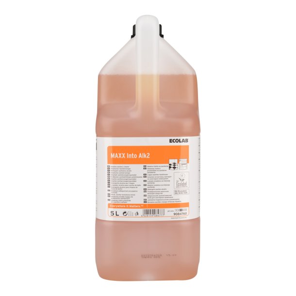 Sanitetsrens 5 liter<br> Ecolab Maxx Into Alk2 