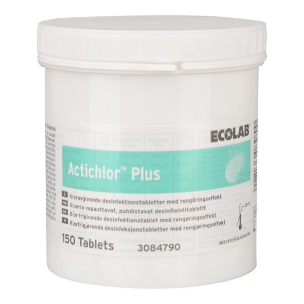 Klortabs 150stk i spand<br> Ecolab Actichlor Plus 