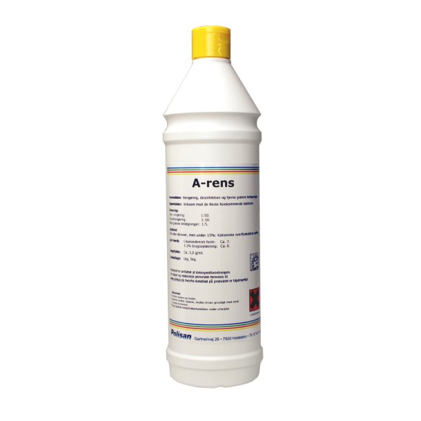 Desinfektionsmiddel 1 liter<br> A-rens 