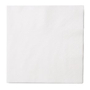 Servietter - Hvide 33 x 33 cm. - 250 stk.