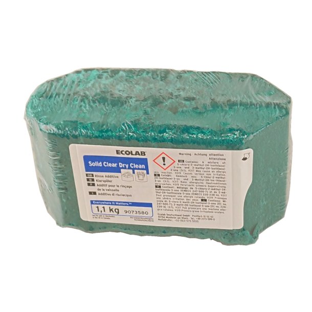 Afspnding i blok 1,1kg<br> Ecolab Solid Dry Clean 