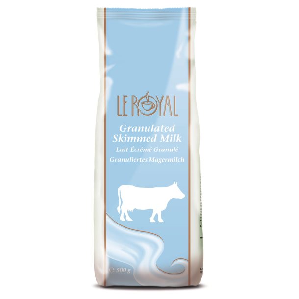 Granuleret Skummetmlk<br> 10x500 gram<br> Le Royal 