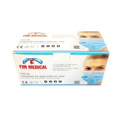 Mundbind 3-lags - 50 stk<br> Medicinsk kvalitet Type II 