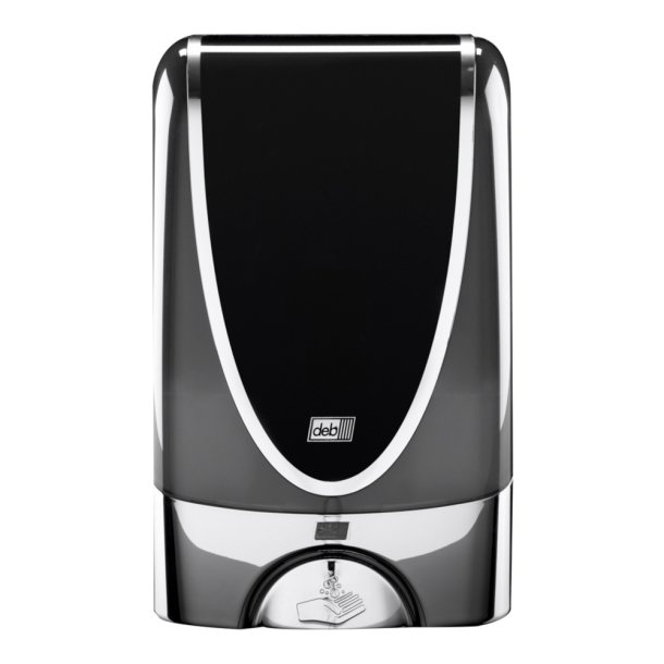 Spritstander med berringsfri sort dispenser<br> InstantFoam