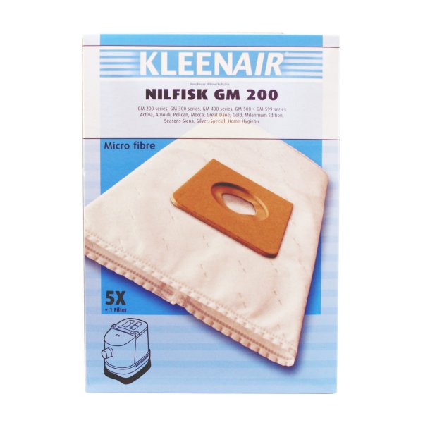 Stvsugerposer 5stk<br> Nilfisk GM 200 m.fl. 