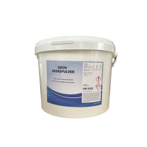 Vaskepulver til arbejdstj<br>Oplser olie og fedt<br>10 kg.