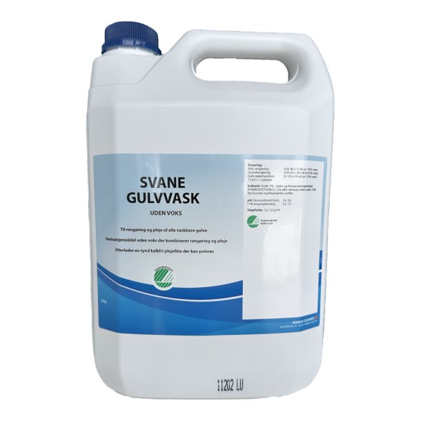 Vaskeplejemiddel til gulve - 5 liter 