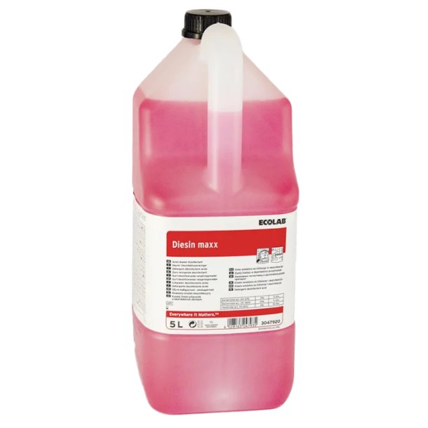 Kalkfjerner, desinficerende 5 liter<br> Ecolab Diesin Maxx