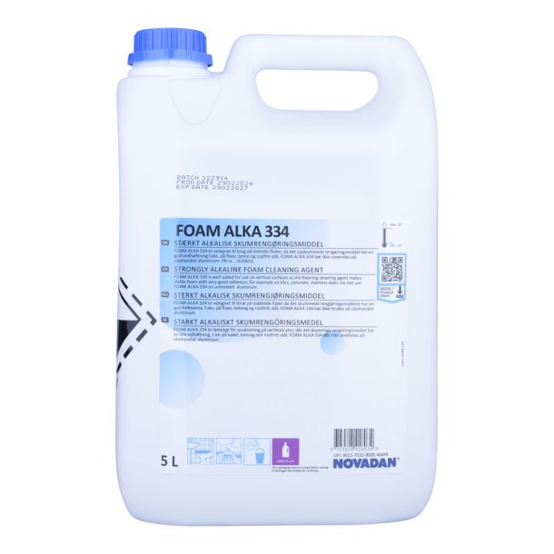 Alkalisk Skumrengring 5 liter<br> Foam Alka 334