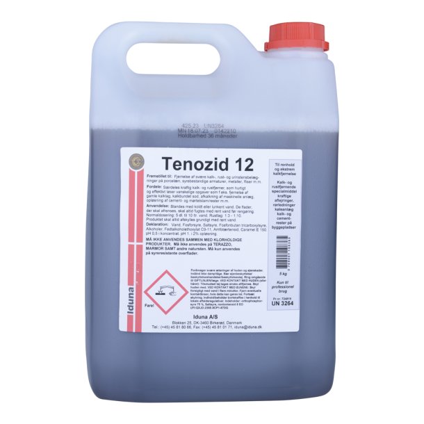 Kalkfjerner STRK 5 liter<br> Tenozid 12