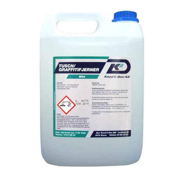 Tush &amp; graffiti fjerner, mild- 5 liter