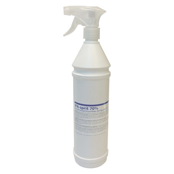 Desinfektionsmiddel 1 liter<br> IPA Sprit 70% 