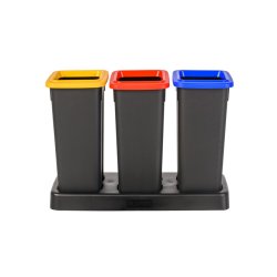 Base til 3 Minatol Style affaldsspande  20 liter system