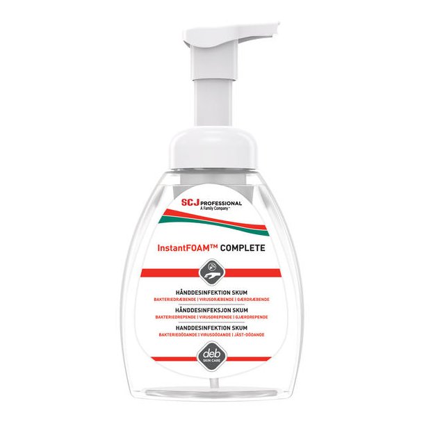 Hnddesinfektion i borddispenser 250 ml<br> Deb InstantFoam 