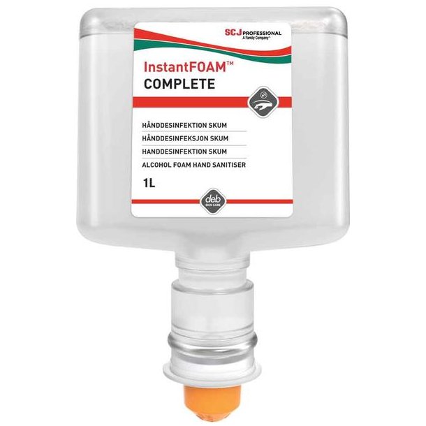 Hnddesinfektion 1000 ml<br> til Touch Free vgdispenser<br> Deb InstantFoam 