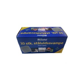 St�luldssvampe med s�be fra Minatol � 10 stk. pakke