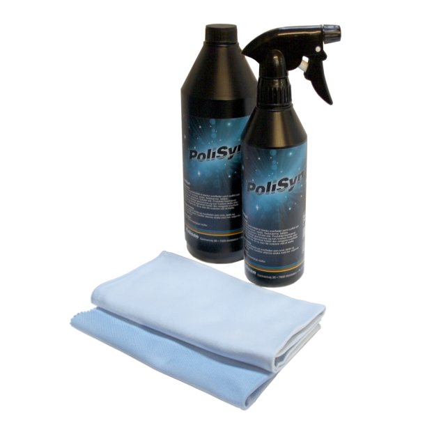 Polisyn<br> 500 ml sprayer + 1000 ml refill<br> + 2 mikrofiberklude