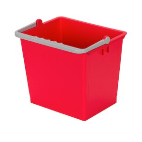 Inventarspand 6 liter<br> Firkantet, Rd<br> til DIT vogne 