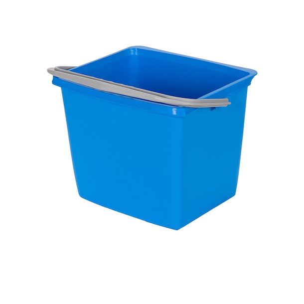 Inventarspand 13 liter<br> Firkantet, Bl<br> til DIT vogne