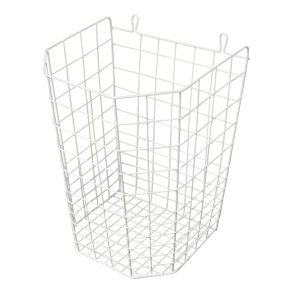 Trdkurv t/affald<br>Materiale: Metal<br><br>Hvid - 30 liter