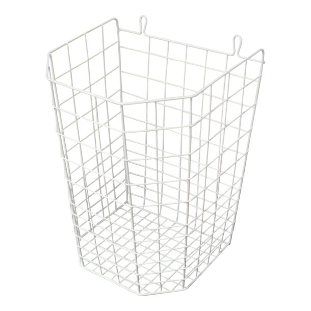 Trdkurv t/affald<br>Materiale: Metal<br><br>Hvid - 30 liter