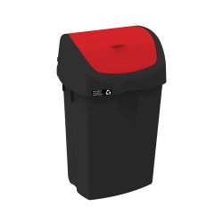 Affaldsspand m/lg<br>Materiale: Plast<br><br>5 farver - 25 liter  