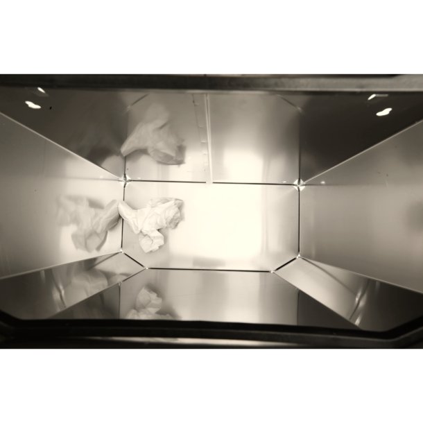 Affaldsspand<br>Materiale: Rustfrit stl<br>Mrke: Katrin 900771<br>25 liter