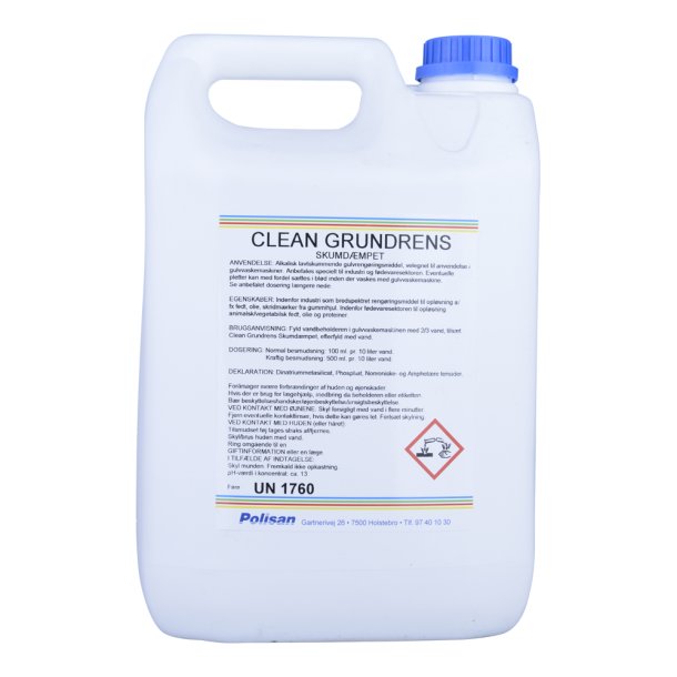 Clean Grundrens Skumdmpet 5 liter