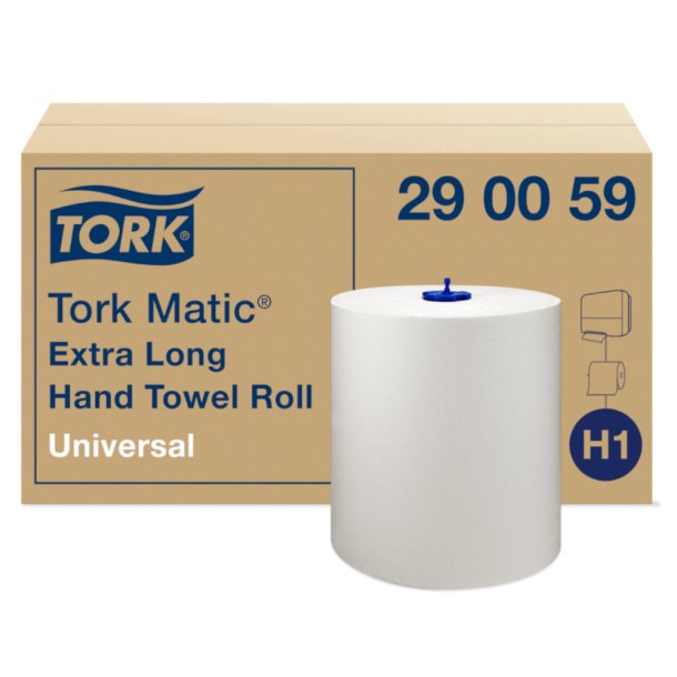 Hndklderuller<br>System: H1<br>Tork 290059<br>6 ruller