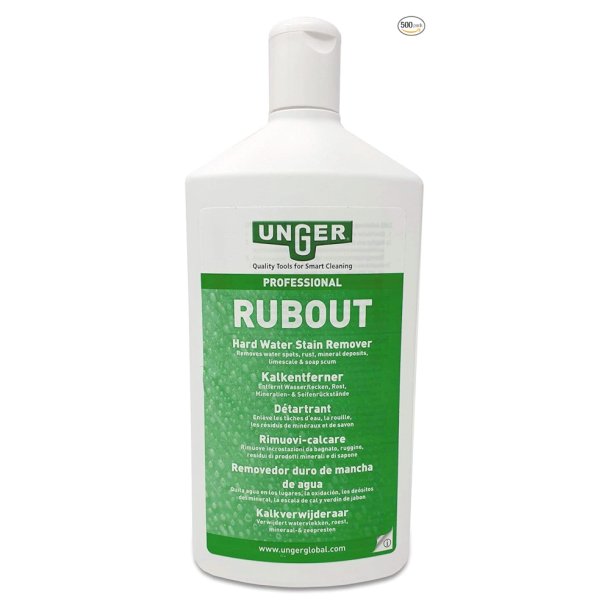 Kalkfjerner til glas<br>Unger RUB20<br>Rubout 500 ml