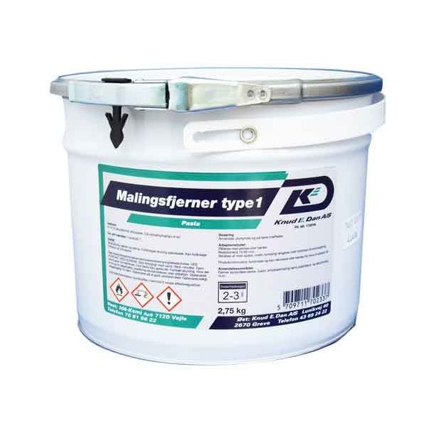 Malingsfjerner Type 1 - 2,75 kg<br> Pasta i spand<br>Klar-til-brug