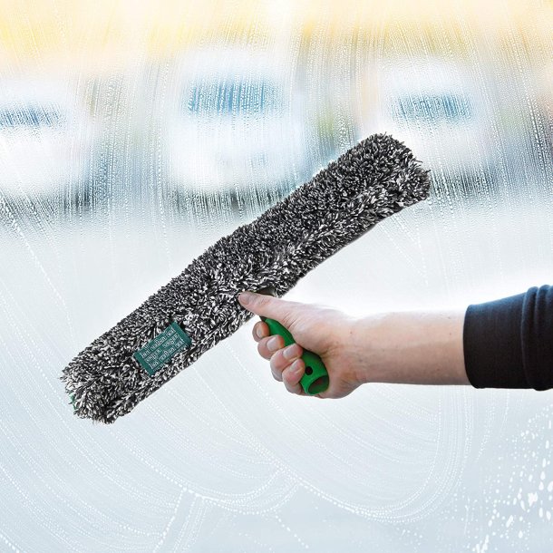 Overtrk til vaskehndtag <br>Sort microfiber <br>Unger BS350