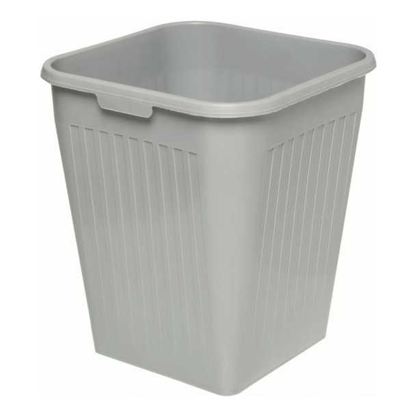 Papirkurv<br>Materiale: Plast<br>Mrke: Bantex<br>Gr -  25 liter