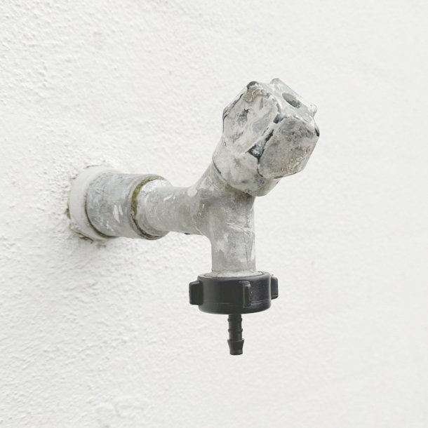 Hanekobling<br>Til " udvendig og 8 mm slange<br>Unger 17448