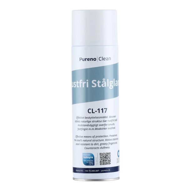 Stlpleje p spray - 500 ml<br>Rustfrit Stlglans CL117