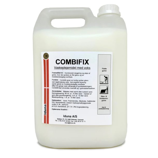 Vaskeplejemiddel - 5 liter<br>Iduna - Combifix