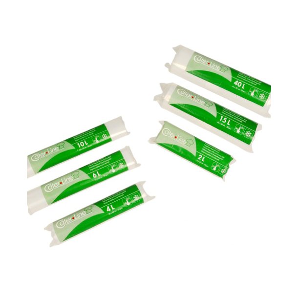 Fryseposer med skrivefelt<br>Transparante 