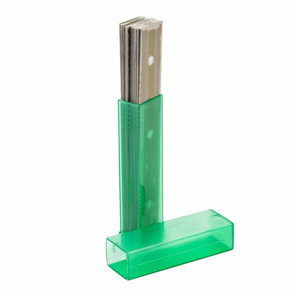Knivblade til hndskraber<br>Kulstofstl<br>Unger TR100<br>Pakke med 25 stk.